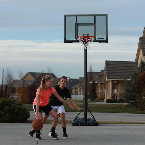 Lifetime Height Adjustable Portable Basketball Hoop (52" Polycarbonate Backboard) & Reviews